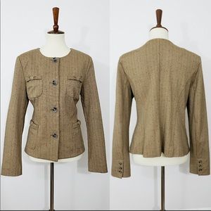 Cabi Herringbone Blazer XS style 3170